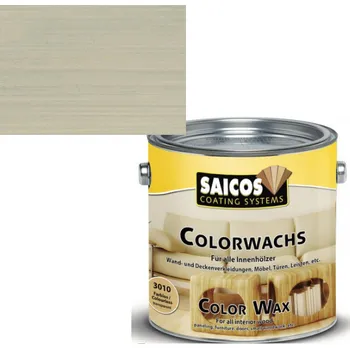 Olej na dřevo Saicos barevný vosk Klasik 0,125L 3017 STŘÍBROŠEDÁ