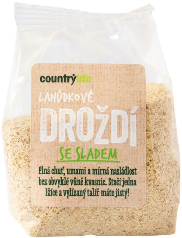 Country Life Lahůdkové droždí se sladem 150 g