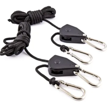 Upínací popruh LEDMEGROW Rope Ratchet závěsný systém YOYO 2ks nosnost 68kg