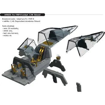 Plastikový model Eduard 1/48 Fw 190F-8 cockpit (EDUARD)