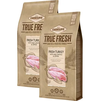 Krmivo pro psa 2x Carnilove TRUE FRESH TURKEY for Adult dogs 11,4 kg