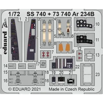 Plastikový model 1/72 Ar 234B (HOBBY 2000 / DRAGON)