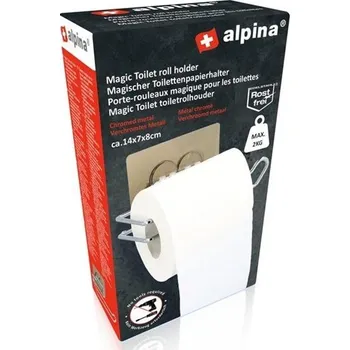 ALPINA DRŽÁK TOALETNÍHO PAPÍRU Z NEREZOVÉ OCELI