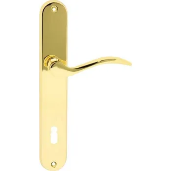 Dveřní kování Cobra KRISTINA – BB – 90 mm mosaz leštěná lesklá