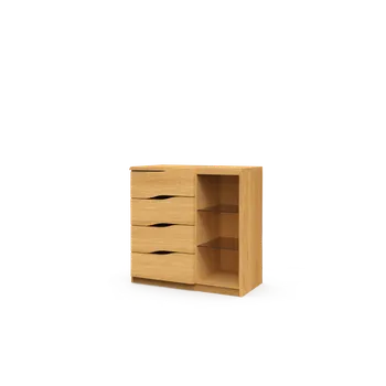 Komoda Komoda JELÍNEK ELEN H15 Z4N Buk, Ořech