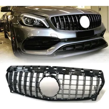 Kapota PROTEC Přední maska MERCEDES CLA W117 AMG design 2013-2019 chromová/černá