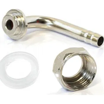 Výčepní technika LINDR.CZ Sada vývodka rohová 7mm s matkou 5/8 a těsněním