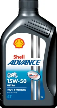 Motorový olej Shell Advance Ultra 4T 15W-50 1 l