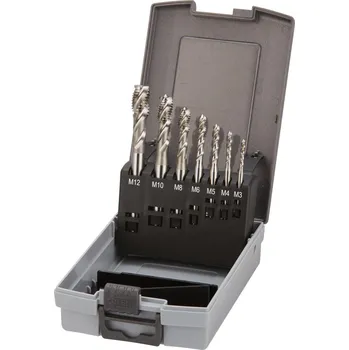 Závitořezný nástroj Sada strojních závitníků Fortis DIN371 pro slepé otvory typ GL/GS HSS-Co5 M3-M12
