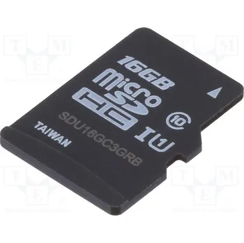 Paměťová karta Paměťová karta; průmyslová; 3D TLC,SD Micro; 16GB; UHS I U1