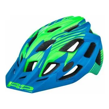 Cyklistická přilba R2 ROCK Barva: modrá-zelená, Velikost: "L" 58-61 cm Přilba