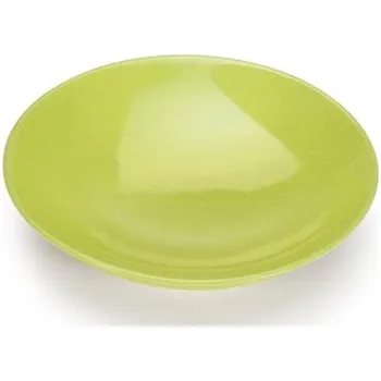 Talíř COLOURS Polévkový talíř 6ks Limetkově zelený - Carlo Giannini (Kameninový těstovinový talíř set 6 ks Limetkově zelený - Carlo Giannini)