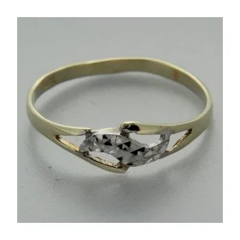 Prsten Zlatý prsten z kombinovaného zlata