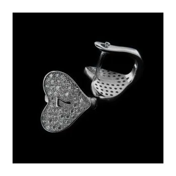 Náušnice Stříbrné náušnice s klasickým zapínáním