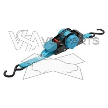 Upínací popruh COMPASS Popruh s ráčnou a háky 2 m BLUE WAY, 1 ks