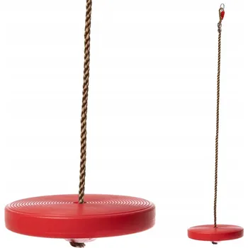 Dětská houpačka Iso Trade Dětská houpačka disk 28 cm červený