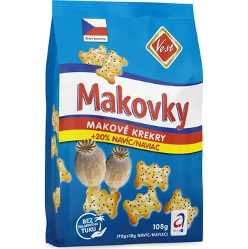 Slaná pochutina Vest Makovky 108 g