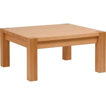 Konferenční stolek Konferenční stolek CUBIS - masivní BUK 80 x 80 cm, Odstín trend: B1 přírodní