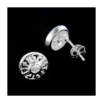 Náušnice Stříbrné náušnice na puzetu