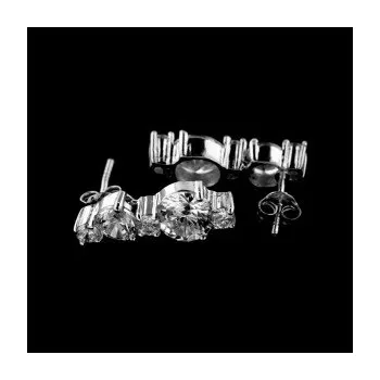 Náušnice Stříbrné náušnice na puzetu