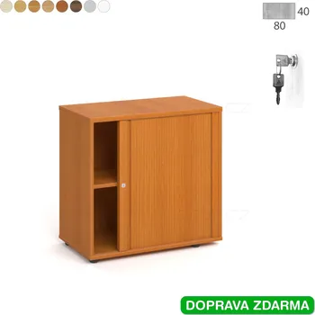 Policová skříň SPRZ 80 40 P Hobis - Přístavná skříň ke stolu roleta pravá