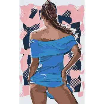 Malování podle čísel - Mini šaty Velikost: 40x60cm, Rámování: Pouze srolované plátno