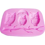 Silikonová forma - Sovy + větev