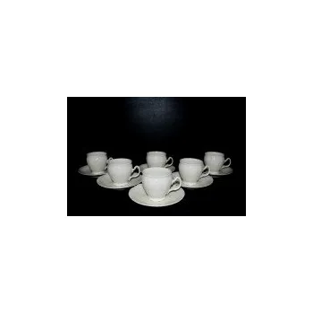 Concordia Šálek s podšálkem Bernadotte 160 barva slonová kost / Bern Yvory 6ks, 240ml.