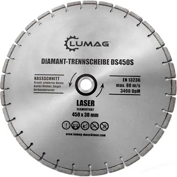 Řezný kotouč Řezný diamantový kotouč DS 450S Lumag (Lumag Germany)