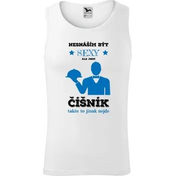 Pánské tílko Pánské tílko Malfini Core Nesnáším být sexy, ale jsem číšník