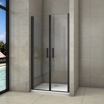 Sprchové dveře H&K Black Safir D2 100, 96-100 x 200 cm