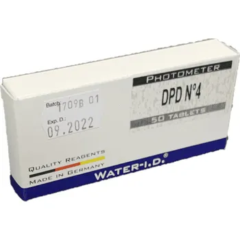 DPD 4 Test. tablety - aktivní kyslík (fotometrické)