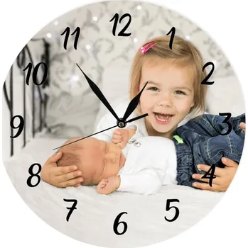 Hodiny Plexi nástěnné hodiny Vlastní fotografie