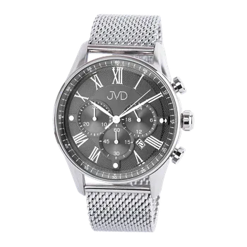 Hodinky Pánské náramkové hodinky JVD JE1001.5 s římskými číslicemi - chronograf 10ATM (Pánské náramkové hodinky JVD JE1001.5 s římskými číslicemi - chronograf 10ATM)
