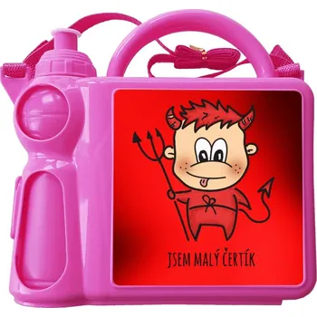 Svačinový box Svačinový set Jsem malý čertík