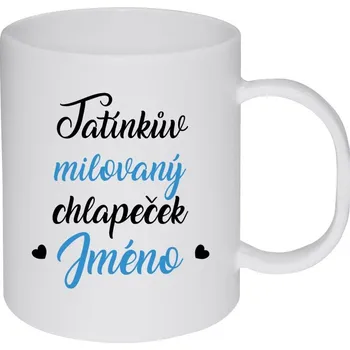 Hrnek 330 ml - plastový Tatínkův milovaný chlapeček