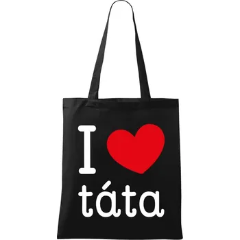 Látková taška I love táta