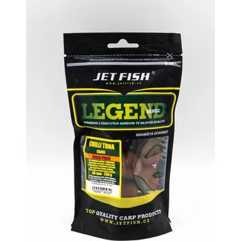 Boilies JetFish JET FISH Legend Range - Extra tvrdé boilie 250g - 30mm : CHILLI TUNA_CHILLI