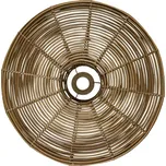 Přírodní kulatá nástěnná ratanová lampa Billi - Ø 51*21cm