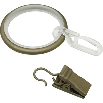 Kira kroužky s kluznou vložkou Ø 19 mm cappuccino