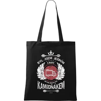 Látková taška Byl jsem jedním z davu, ale pak jsem se stal kamioňákem