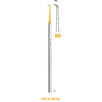 Medin Nástroj na zubní kámen rovný TIN výběr držátka: kulaté