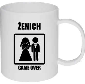 Hrnek 330 ml - plastový Game over - ženich