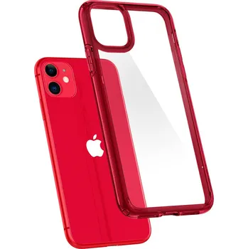 Pouzdro na mobilní telefon Spigen Ultra Hybrid pro Apple iPhone 11 Red Crystal