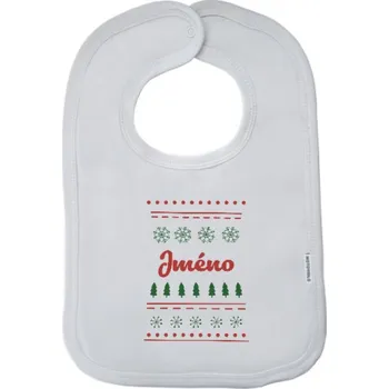 Bryndák Dětský bryndák New Baby Stromečky a vločky - jméno