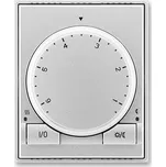 Termostat ABB TIME otočný univerzální, titanová