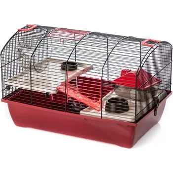 Inter ZOO Klec hlod. křeček Viktor 2 s výbavou, Interzoo 50x33x33cm