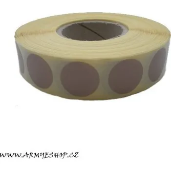 Příslušenství pro sportovní střelbu Zálepky na terče 19mm hnědé IPSC