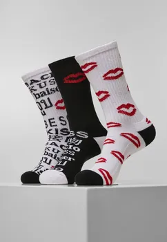 Dámské ponožky Ponožky Mister Tee Kiss Socks 3-Pack 47-50
