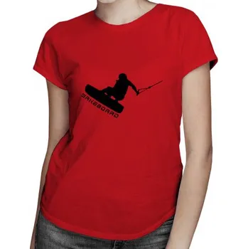 Žertovný předmět Wakeboard - dámské tričko s potiskem- Tričkový.cz